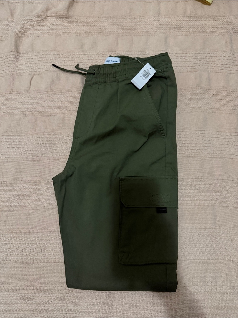 Old Navy Men's Dark Olive Cargo Joggers